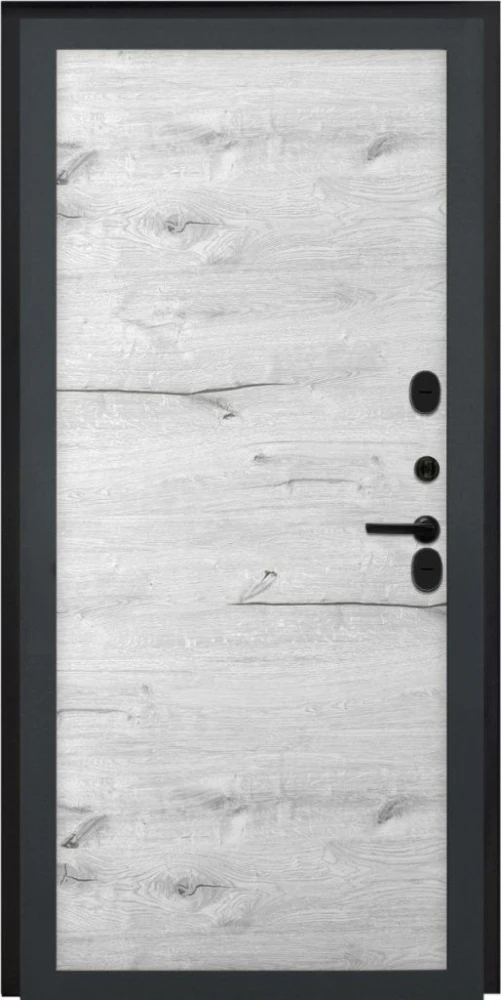 Входная дверь ДвериПРО Берген Без фрезеровки Дуб арктик горизонт DPRO221138 внутренняя сторона